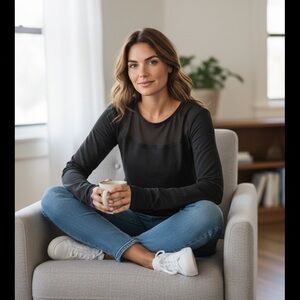 lululemon athletica Black Long Sleeve Top ❤️